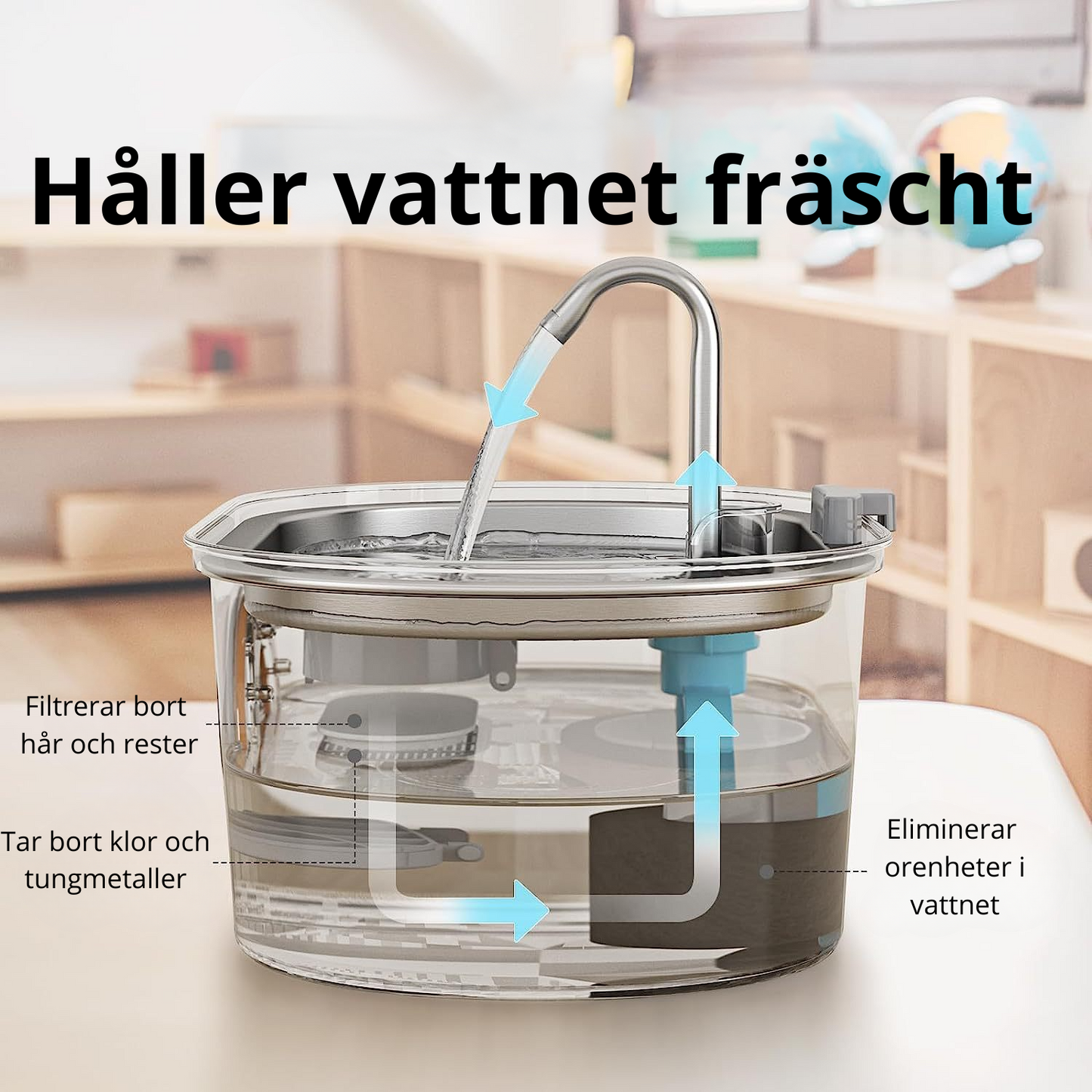 Vattenautomat i Rostfritt StÄl