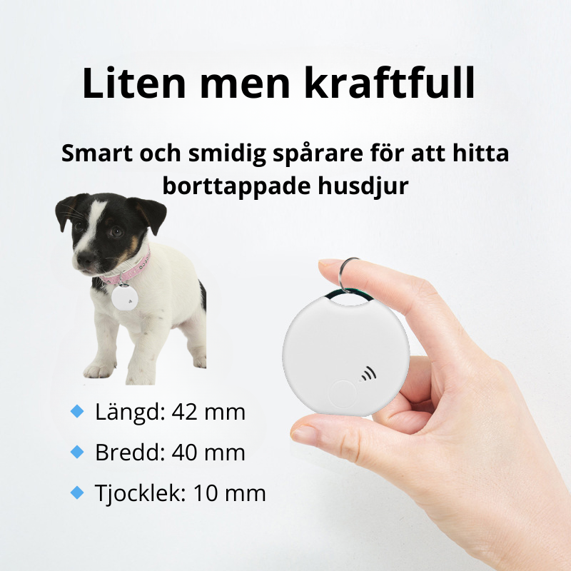 Smart Bluetooth-spårare för husdjur